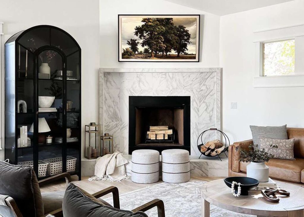 Living Room Ideas With Fireplace in the Corner