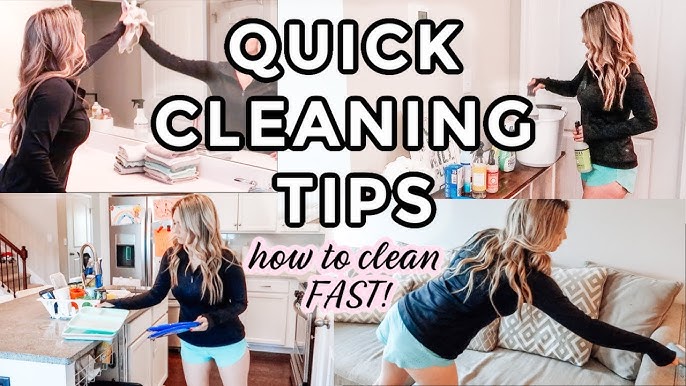 Quick Cleaning Hacks for Busy People