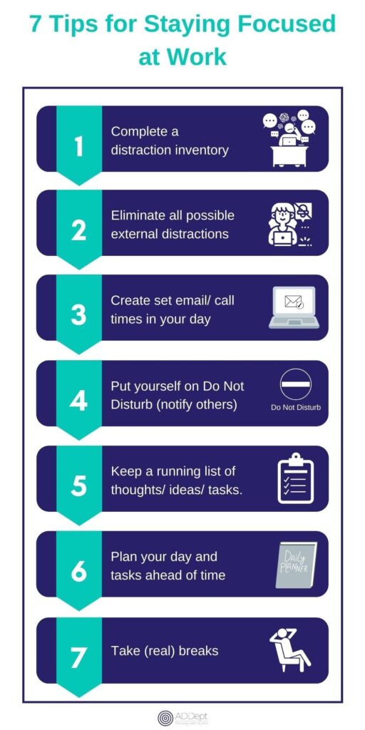 Tips for Staying Focused at Work